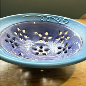 Blue and Purple Ceramic Bowl fruit bowl